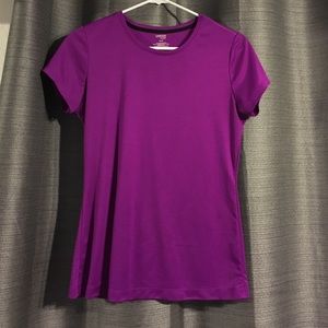 Purple dry fit workout shirt