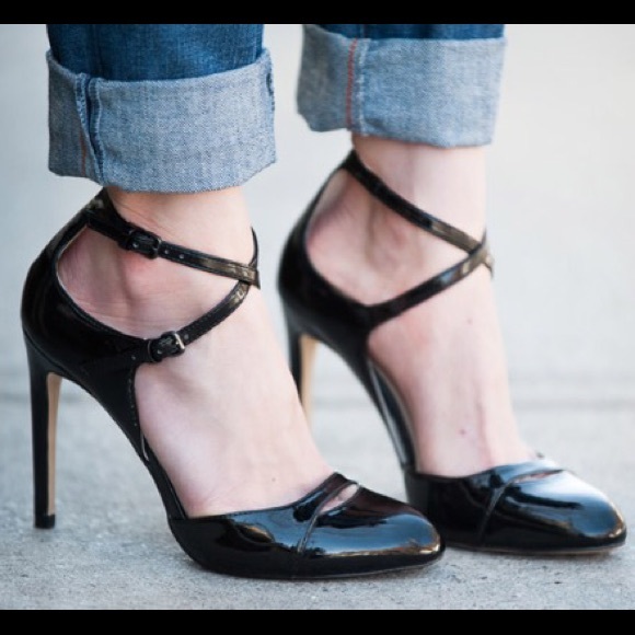 Zara Patent Heeled Shoes.