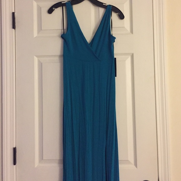 NWT teal maxi dress