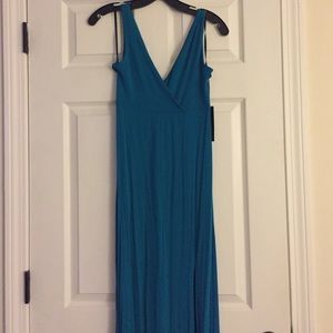 NWT teal maxi dress