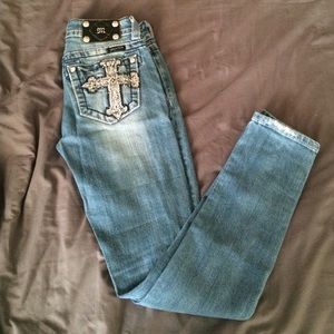 Size 26 Miss Me skinny jeans