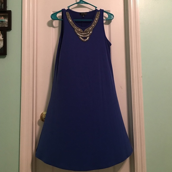 Royal blue dress