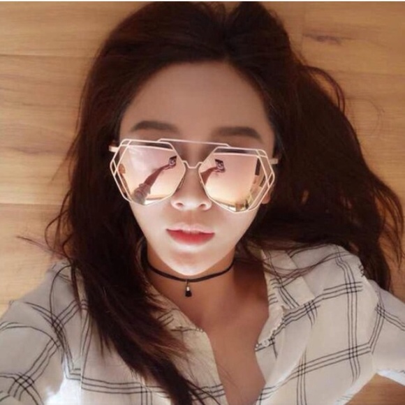 ray ban rose gold hexagon sunglasses ray ban rose gold hexagon sunglasses