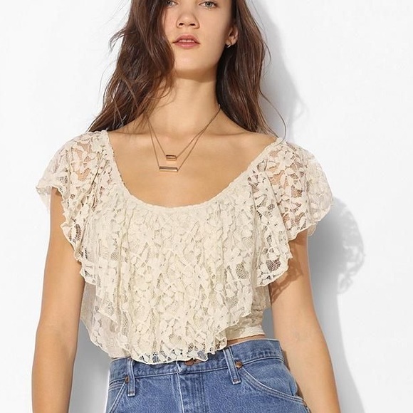 Urban Outfitters Lace Crop Top