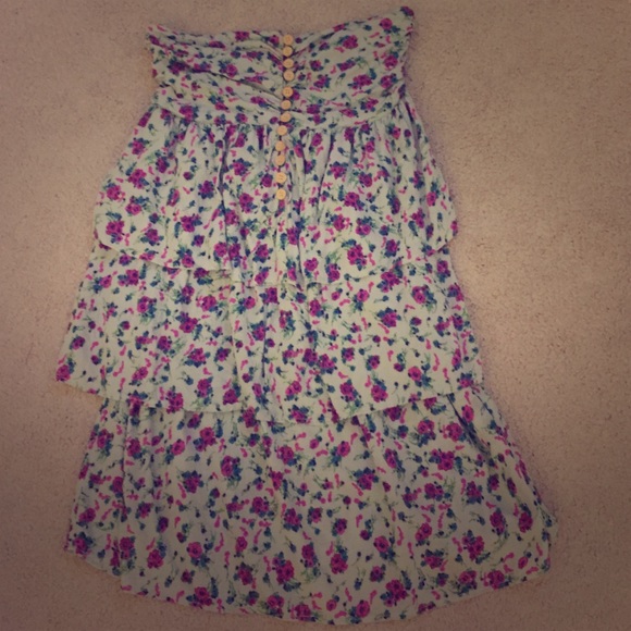 Top shop urban outfitters Floral sundress sz small