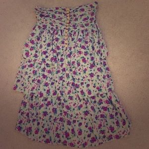 Top shop urban outfitters Floral sundress sz small