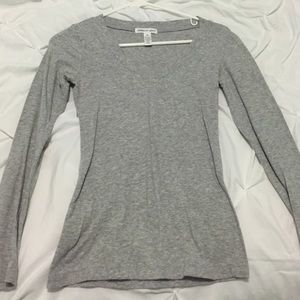 gray long sleeve