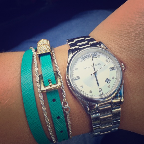 Michael Kore Silver watch