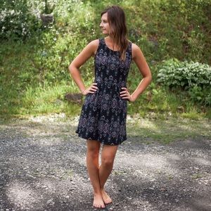 Black Patterned Dress
