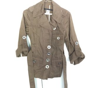 Marc Jacobs brown military type jacket size 6