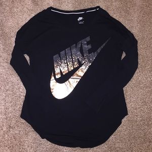 Nike Rose Gold Long Sleeve Shirt