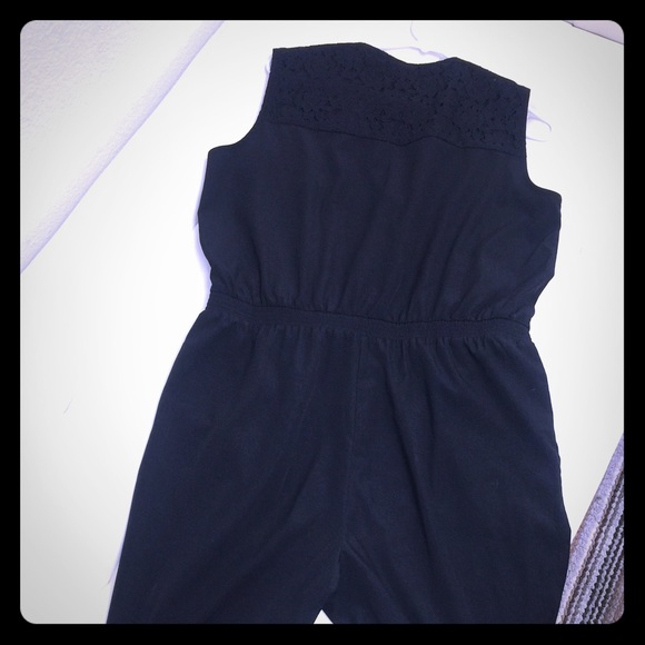 Ann Taylor black dressy romper