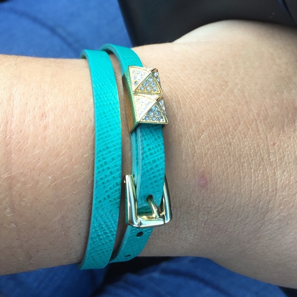 Michael Kors leather bracelet