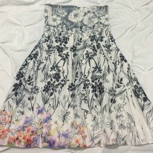 flowery short dress