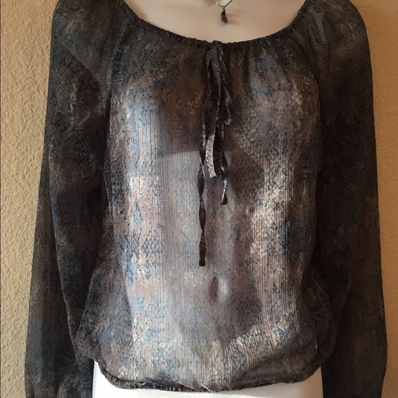 Animal print top