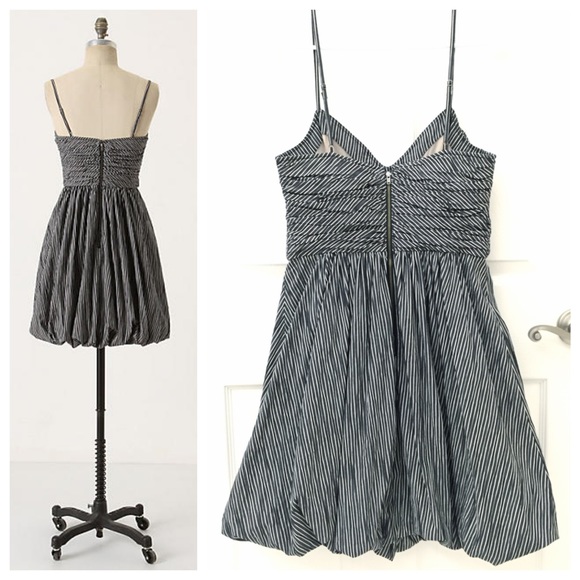 NEW Anthropologie Striped Choreographed Dress - Picture 2 of 4