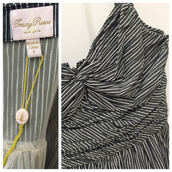 NEW Anthropologie Striped Choreographed Dress - Picture 3 of 4