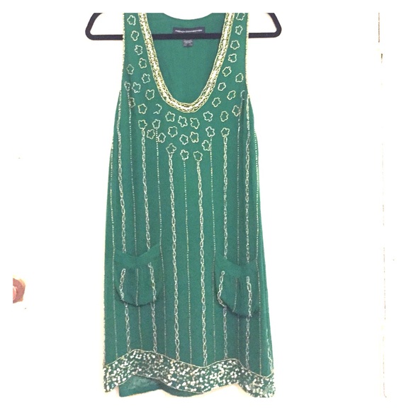 French Connection beaded cocktail dress