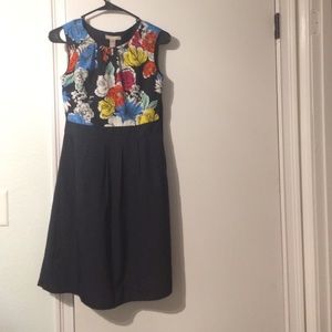 Banana Republic Navy and floral dress
