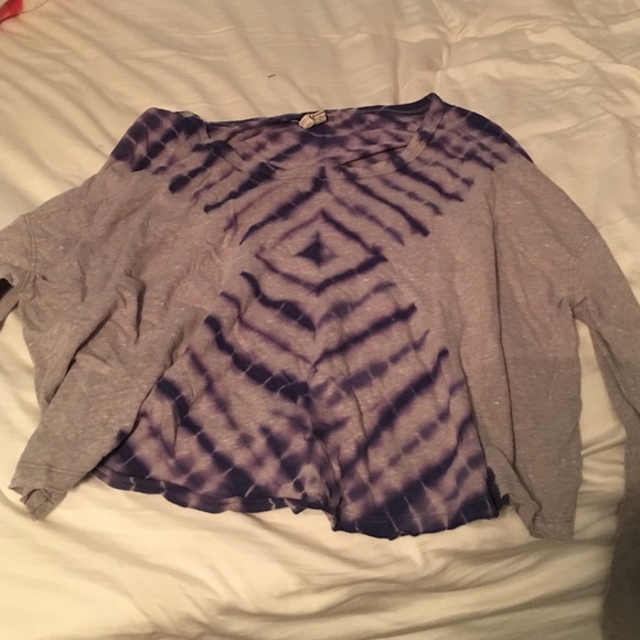 free people long sleeve tye dye