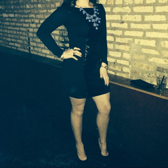 Leather dress