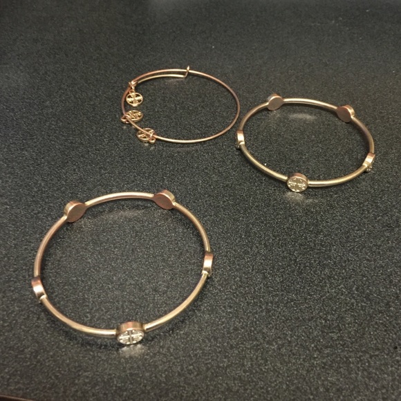 3 Tory burch bangle bracelet set