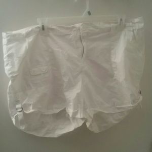 Avenue white shorts