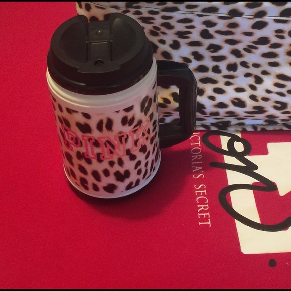 Victoria's Secret leopard chug mug