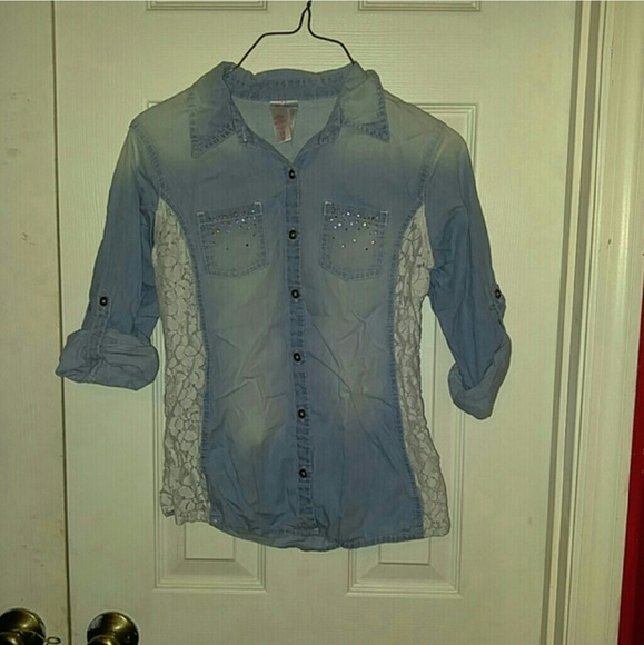Children's button up size 12 justice