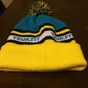 Yellow and blue hat vary cute for all season