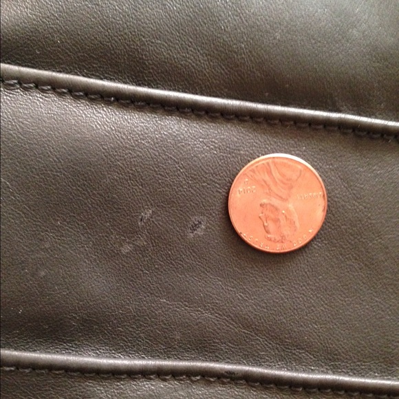 Vintage Wilsons Leather Grey Belted Jacket - Picture 4 of 4