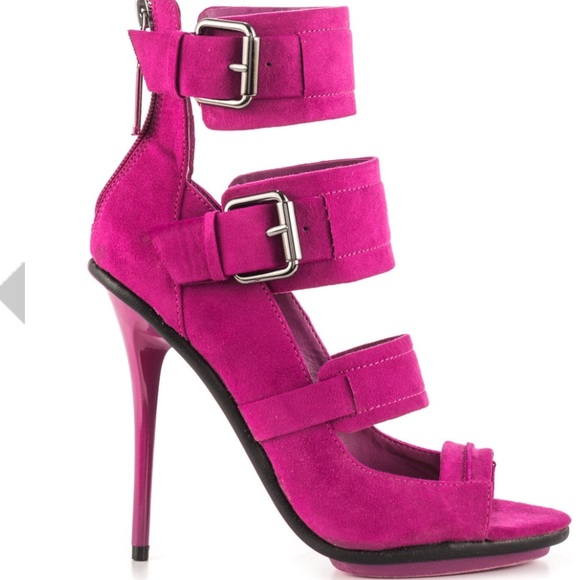 ❗️SOLD❗️GX by Gwen Stefani Berry Open Toe Heels - Picture 3 of 4