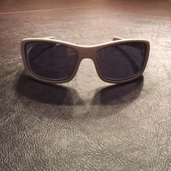 White Oakley Hijinx with Blue City Outline