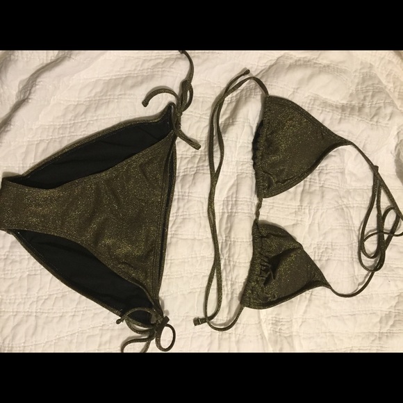 Glitter Gold Bikini