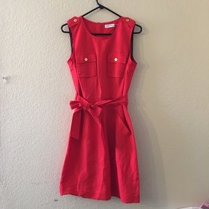 Linen / Rayon Utility Dress