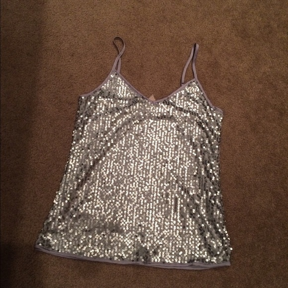 Banana Republic Tops - Banana Republic Cami with sequins.