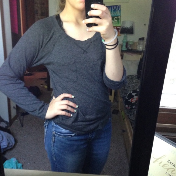rue21 scoop neck long sleeve