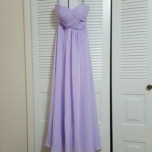 NWT Chiffon Strapless Bridesmaid/Prom Dress