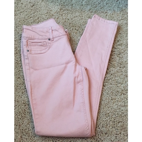baby pink jeggings