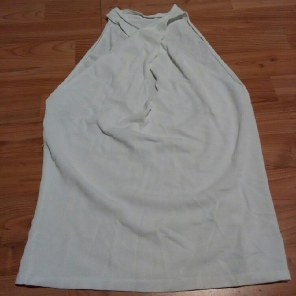 White Keyhole Blouse