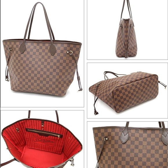 (Authentic ) Louis Vuitton MM DAMIER AZUR