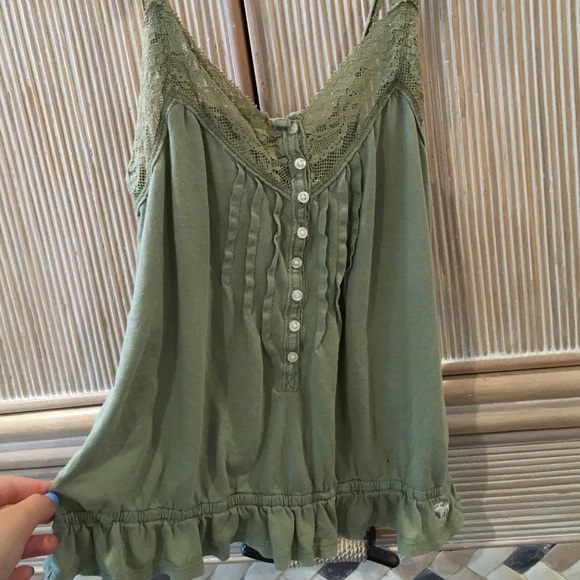 Abercrombie olive green top