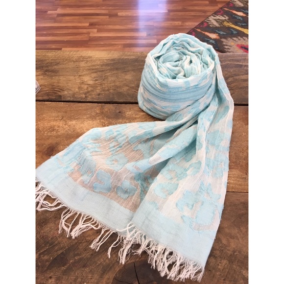 Tapestry Scarf • AQUA