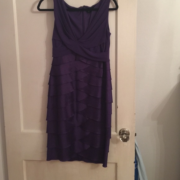 Formal dress with tiered skirt