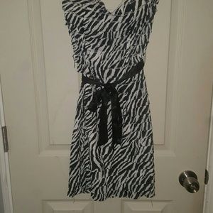 Semi-formal ruffled dress