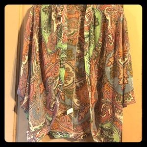 Paisley Sheer Cardigan