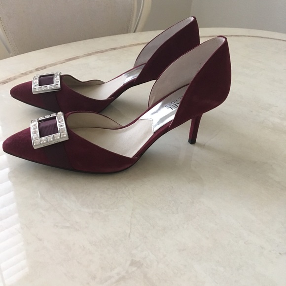 ❤️🎉HP❤️🎉Michael Kors Burgundy Shoes - Picture 4 of 4