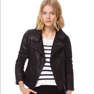 Mackage Pebbled Leather Kenya Jacket