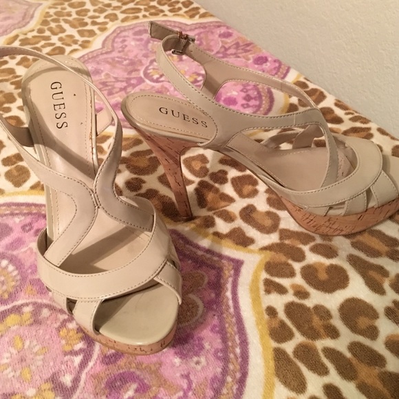 Nude Guess Heels