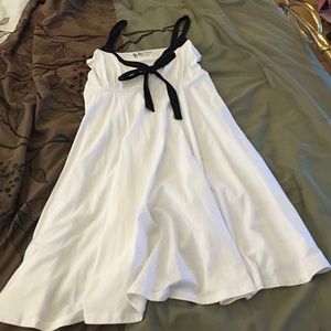 White summer dress with inside bra